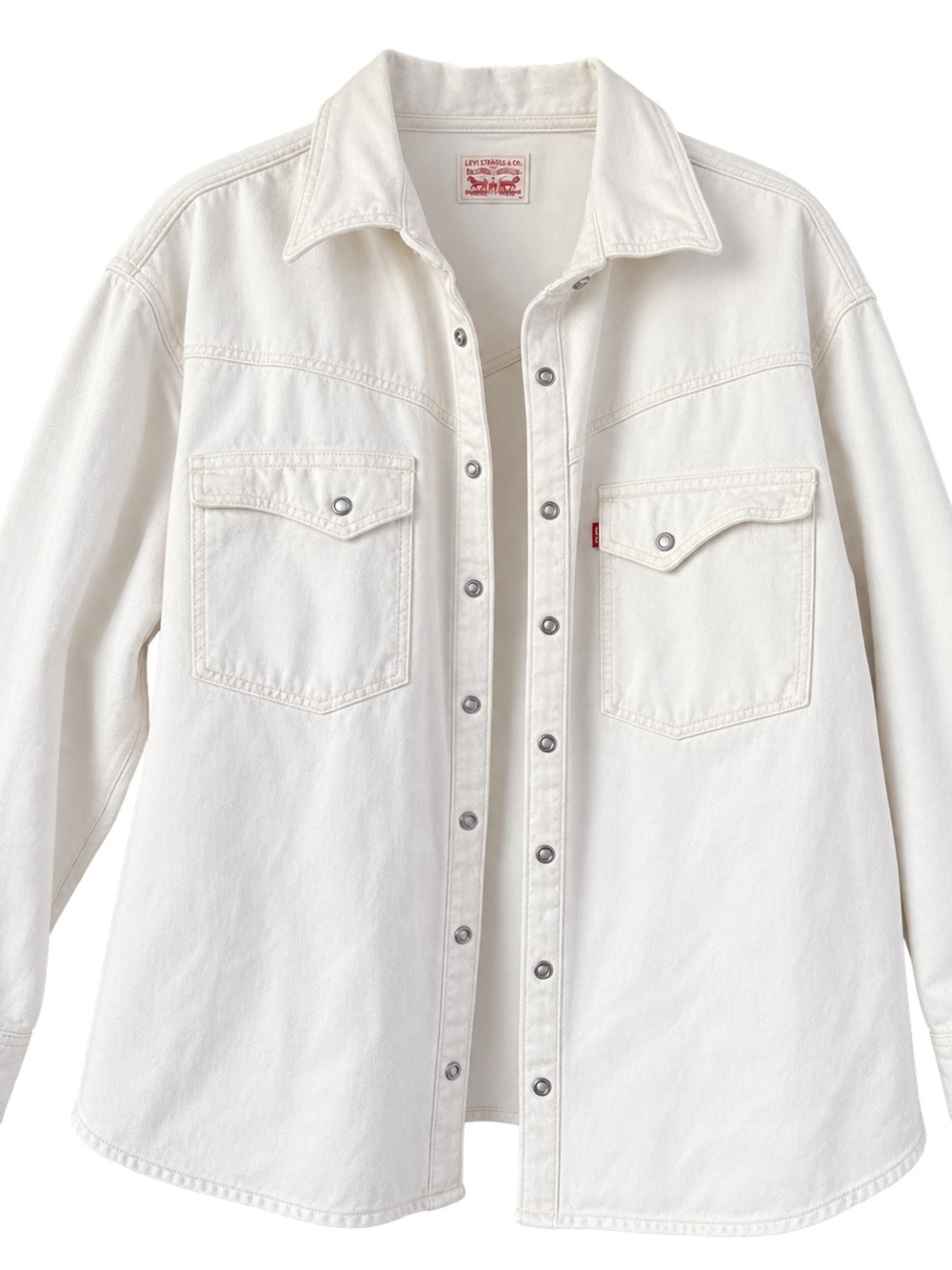 Levi’s Oversize Cream Canvas Shacket L